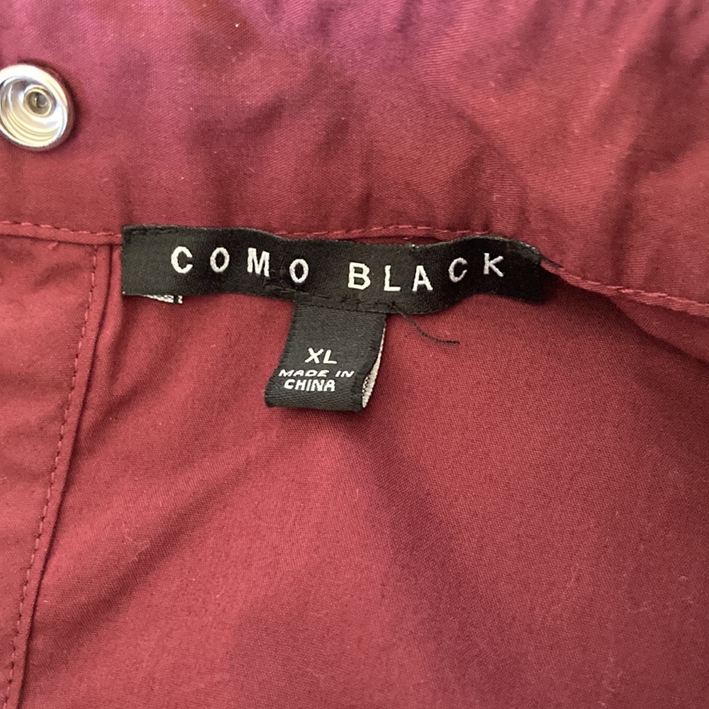 COMO BLACK Rear Closure Shirt - Picture 6 of 6